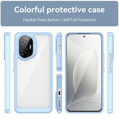 Honor 300 Acrylic Hybrid TPU Protective Phone Case, Colourful Series Shockproof Cover