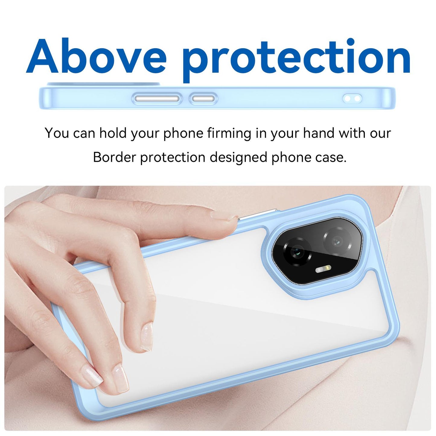 Honor 300 Acrylic Hybrid TPU Protective Phone Case, Colourful Series Shockproof Cover