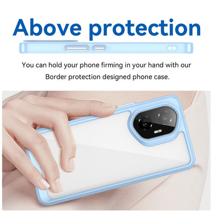 Honor 300 Acrylic Hybrid TPU Protective Phone Case, Colourful Series Shockproof Cover