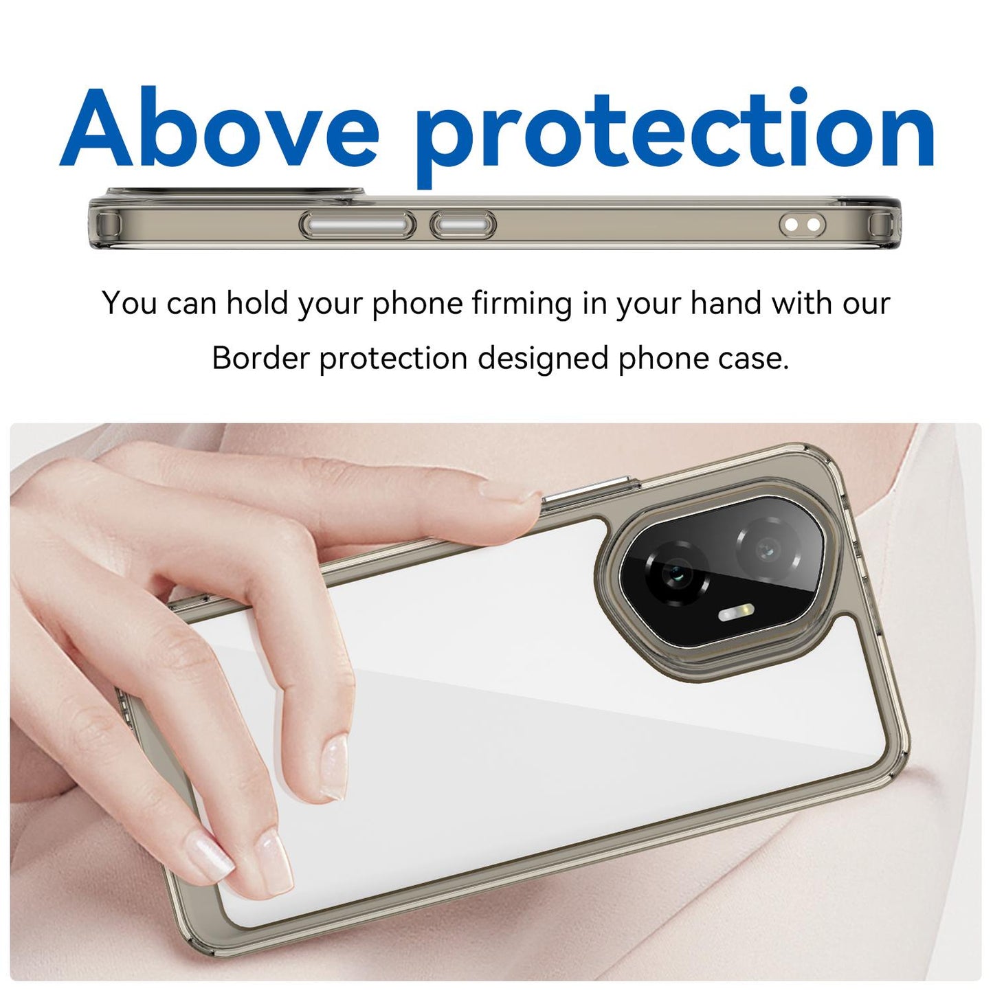 Honor 300 Acrylic Hybrid TPU Protective Phone Case, Colourful Series Shockproof Cover