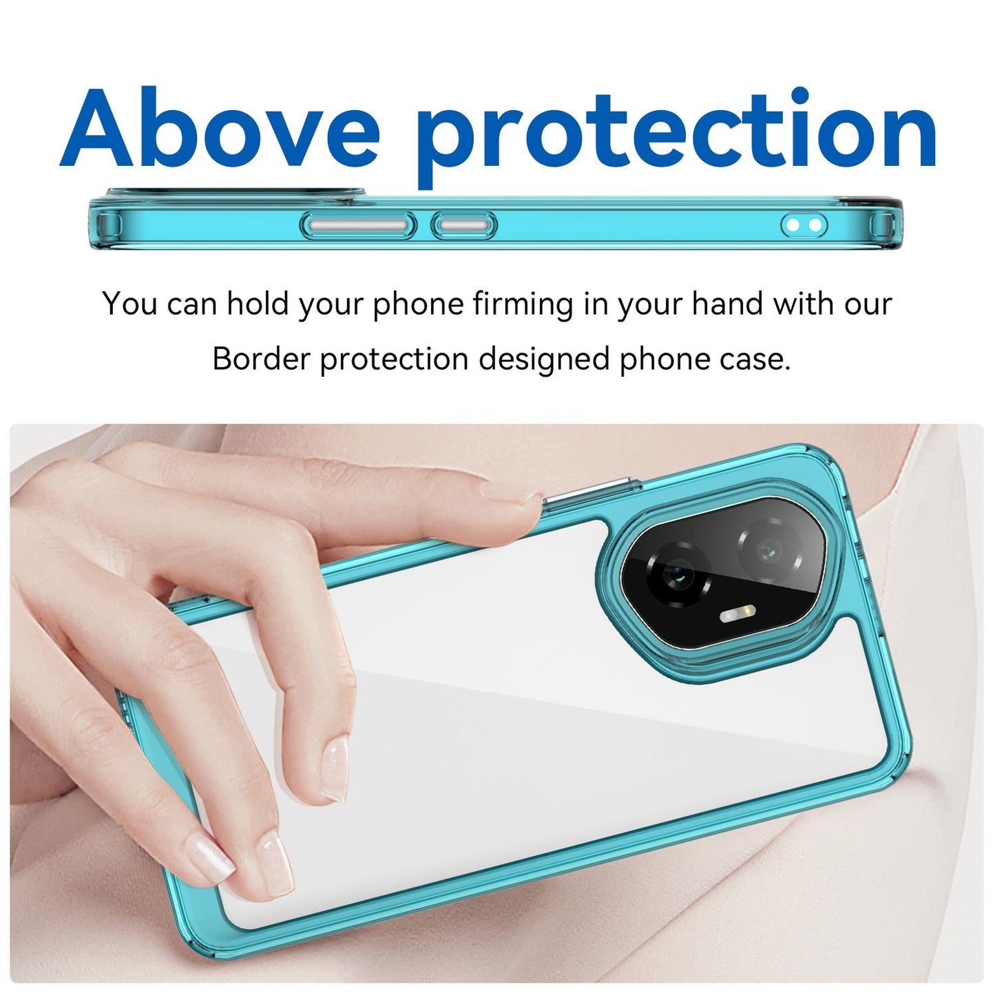 Honor 300 Acrylic Hybrid TPU Protective Phone Case, Colourful Series Shockproof Cover