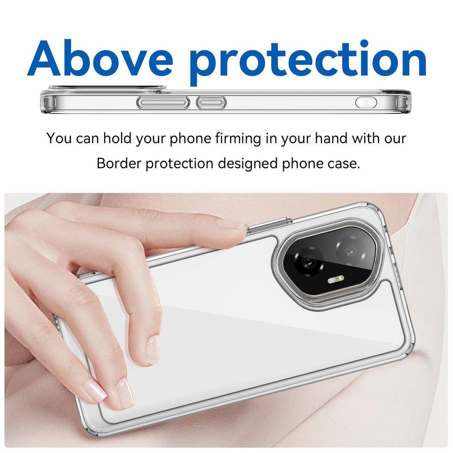 Honor 300 Acrylic Hybrid TPU Protective Phone Case, Colourful Series Shockproof Cover