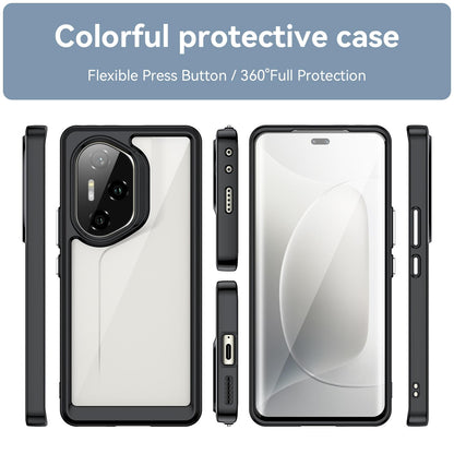 Honor 300 Ultra Acrylic Hybrid TPU Protective Phone Case, Colourful Series Shockproof Cover
