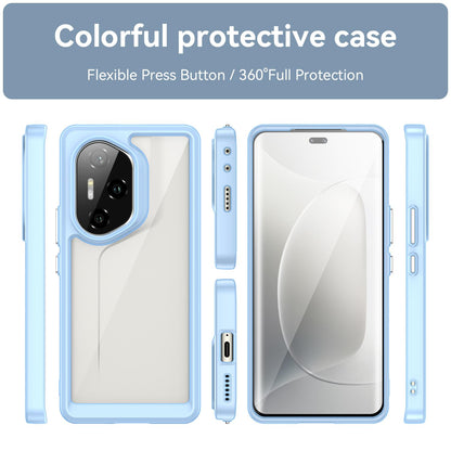 Honor 300 Ultra Acrylic Hybrid TPU Protective Phone Case, Colourful Series Shockproof Cover