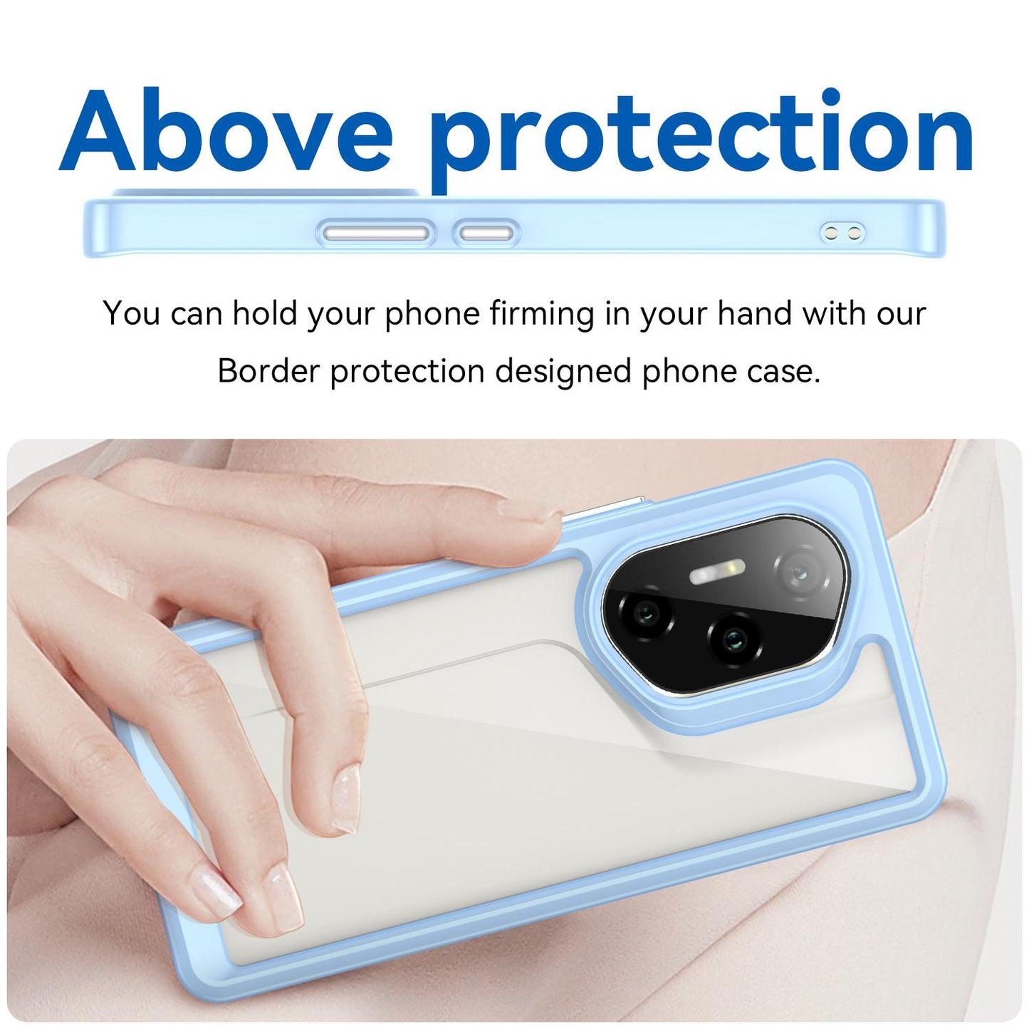 Honor 300 Ultra Acrylic Hybrid TPU Protective Phone Case, Colourful Series Shockproof Cover