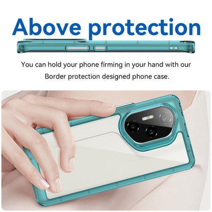 Honor 300 Ultra Acrylic Hybrid TPU Protective Phone Case, Colourful Series Shockproof Cover