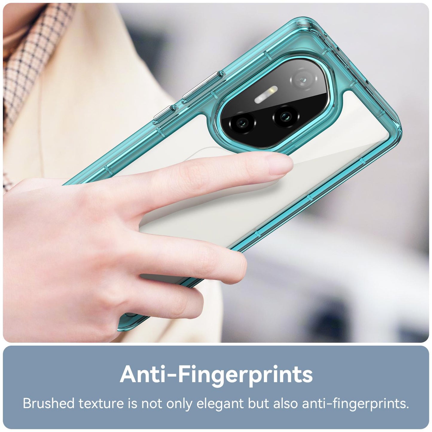 Honor 300 Ultra Acrylic Hybrid TPU Protective Phone Case, Colourful Series Shockproof Cover