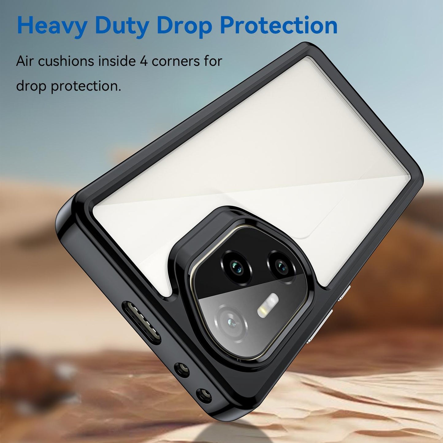 Honor 300 Pro Acrylic Hybrid TPU Protective Phone Case, Colourful Series Shockproof Cover