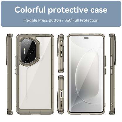 Honor 300 Pro Acrylic Hybrid TPU Protective Phone Case, Colourful Series Shockproof Cover