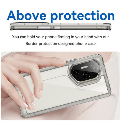 Honor 300 Pro Acrylic Hybrid TPU Protective Phone Case, Colourful Series Shockproof Cover