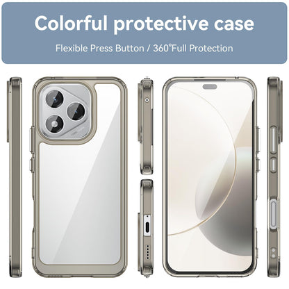 Honor 400 Lite Acrylic Hybrid TPU Protective Phone Case, Colourful Series Shockproof Cover