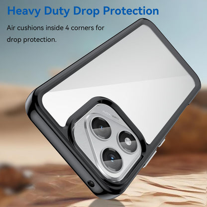 Honor X70i Acrylic Hybrid TPU Protective Phone Case, Colourful Series Shockproof Cover