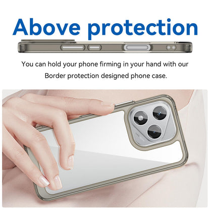 Honor X70i Acrylic Hybrid TPU Protective Phone Case, Colourful Series Shockproof Cover