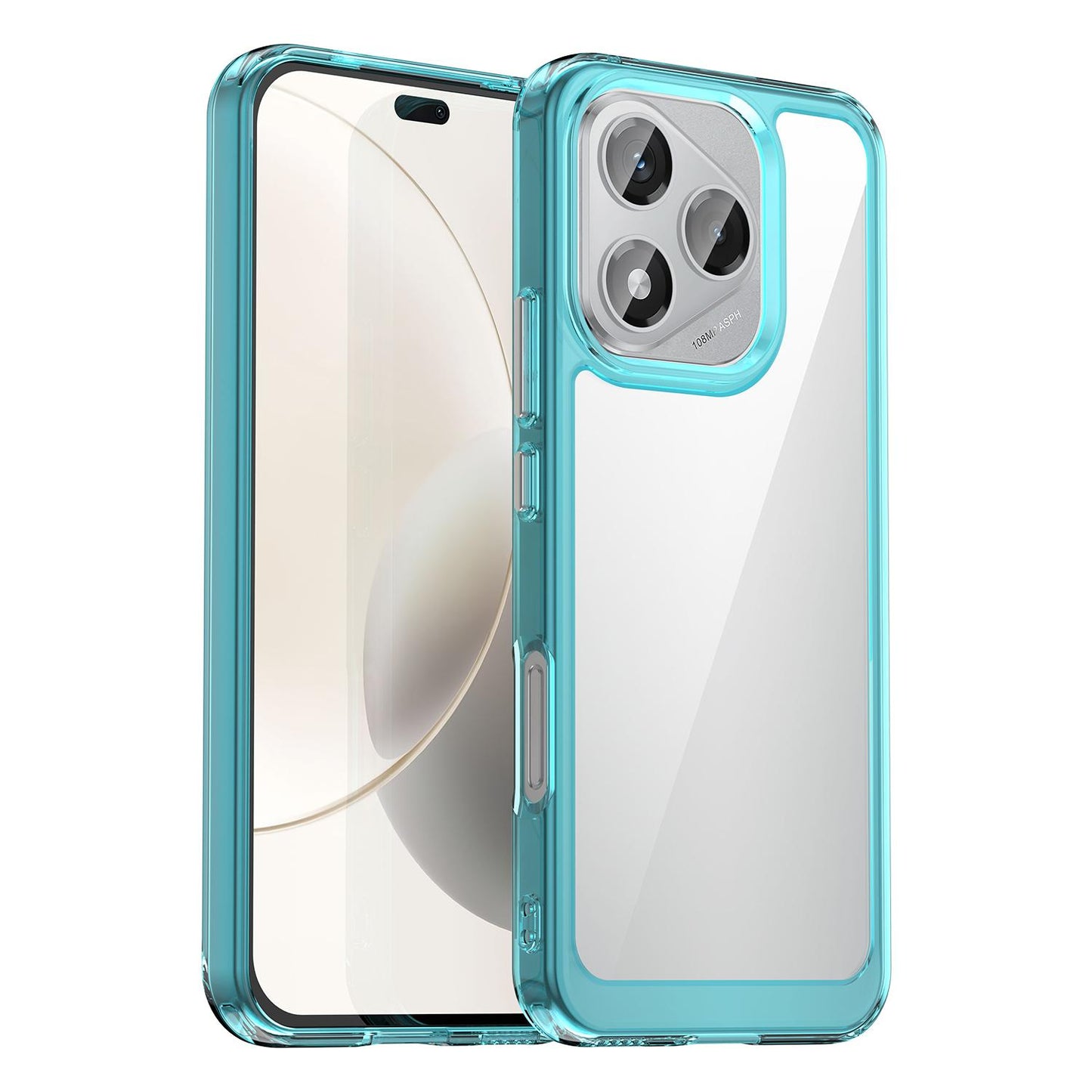 Honor X70i Acrylic Hybrid TPU Protective Phone Case, Colourful Series Shockproof Cover