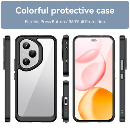 Honor 400 Pro 5G 160.8mm Acrylic Hybrid TPU Protective Phone Case, Colourful Series Shockproof Cover
