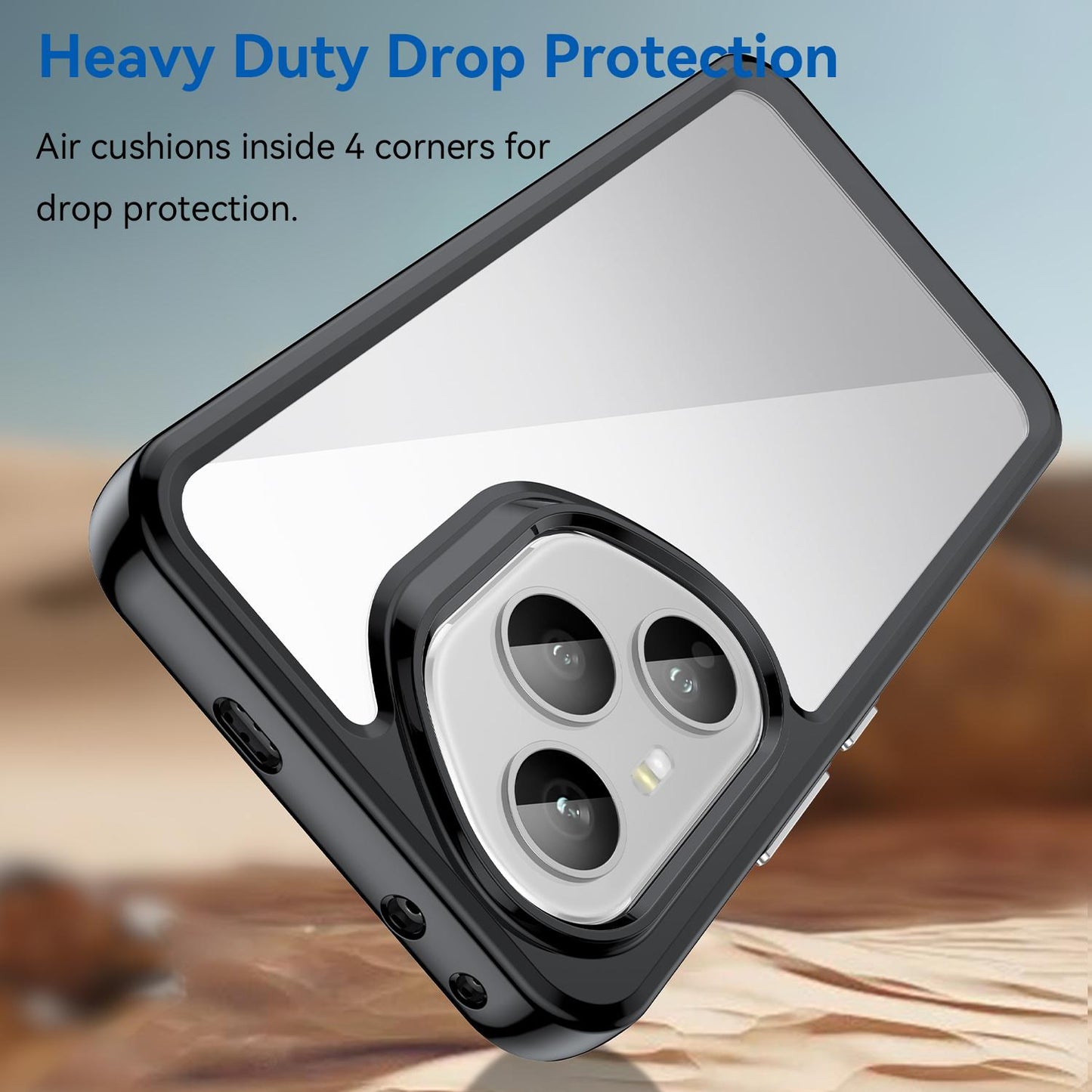 Honor 400 Pro 5G 160.8mm Acrylic Hybrid TPU Protective Phone Case, Colourful Series Shockproof Cover