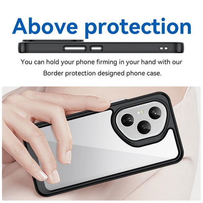 Honor 400 Pro 5G 160.8mm Acrylic Hybrid TPU Protective Phone Case, Colourful Series Shockproof Cover