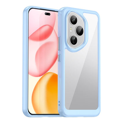 Honor 400 Pro 5G 160.8mm Acrylic Hybrid TPU Protective Phone Case, Colourful Series Shockproof Cover