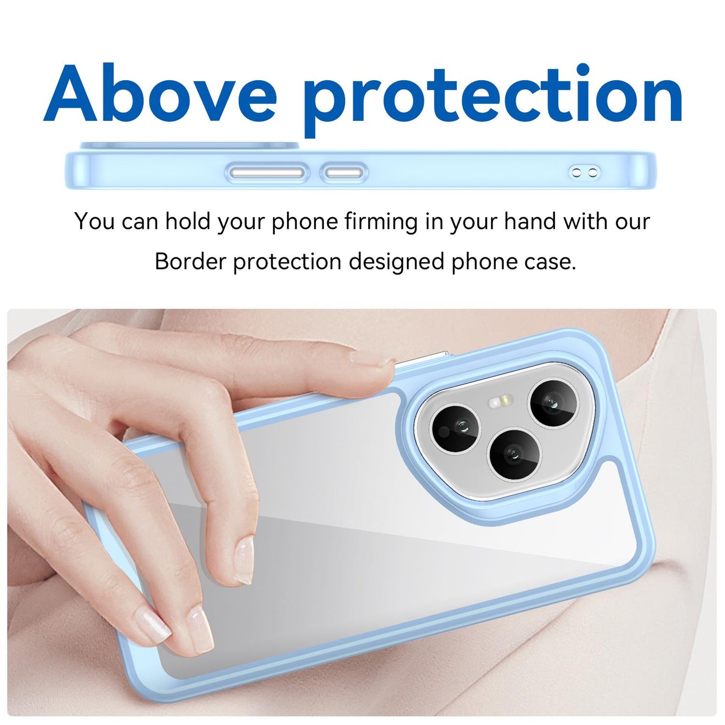 Honor 400 Pro 5G 160.8mm Acrylic Hybrid TPU Protective Phone Case, Colourful Series Shockproof Cover