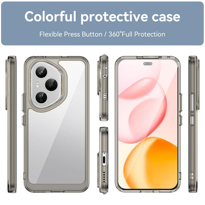 Honor 400 Pro 5G 160.8mm Acrylic Hybrid TPU Protective Phone Case, Colourful Series Shockproof Cover