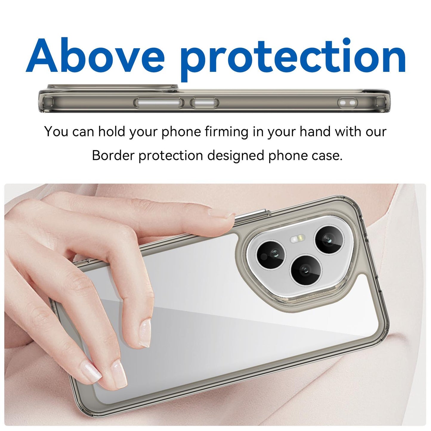 Honor 400 Pro 5G 160.8mm Acrylic Hybrid TPU Protective Phone Case, Colourful Series Shockproof Cover