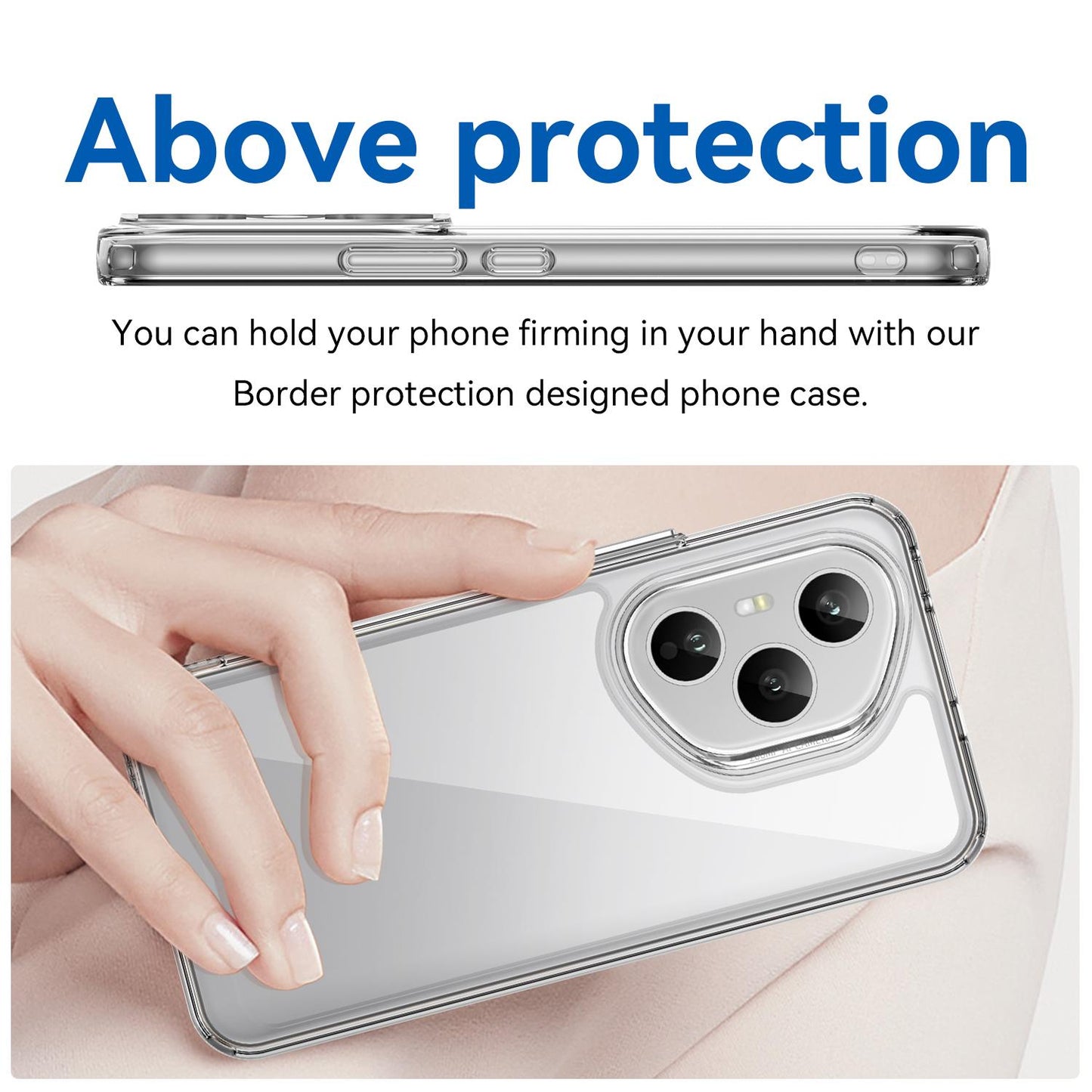 Honor 400 Pro 5G 160.8mm Acrylic Hybrid TPU Protective Phone Case, Colourful Series Shockproof Cover