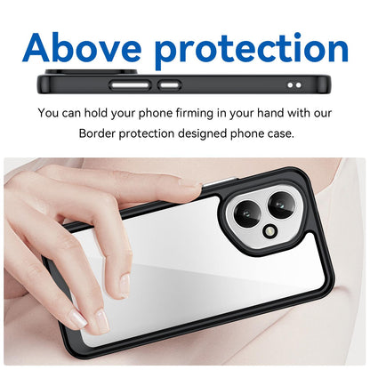 Honor 400 156.5mm Acrylic Hybrid TPU Protective Phone Case, Colourful Series Shockproof Cover