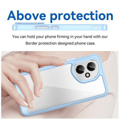 Honor 400 156.5mm Acrylic Hybrid TPU Protective Phone Case, Colourful Series Shockproof Cover