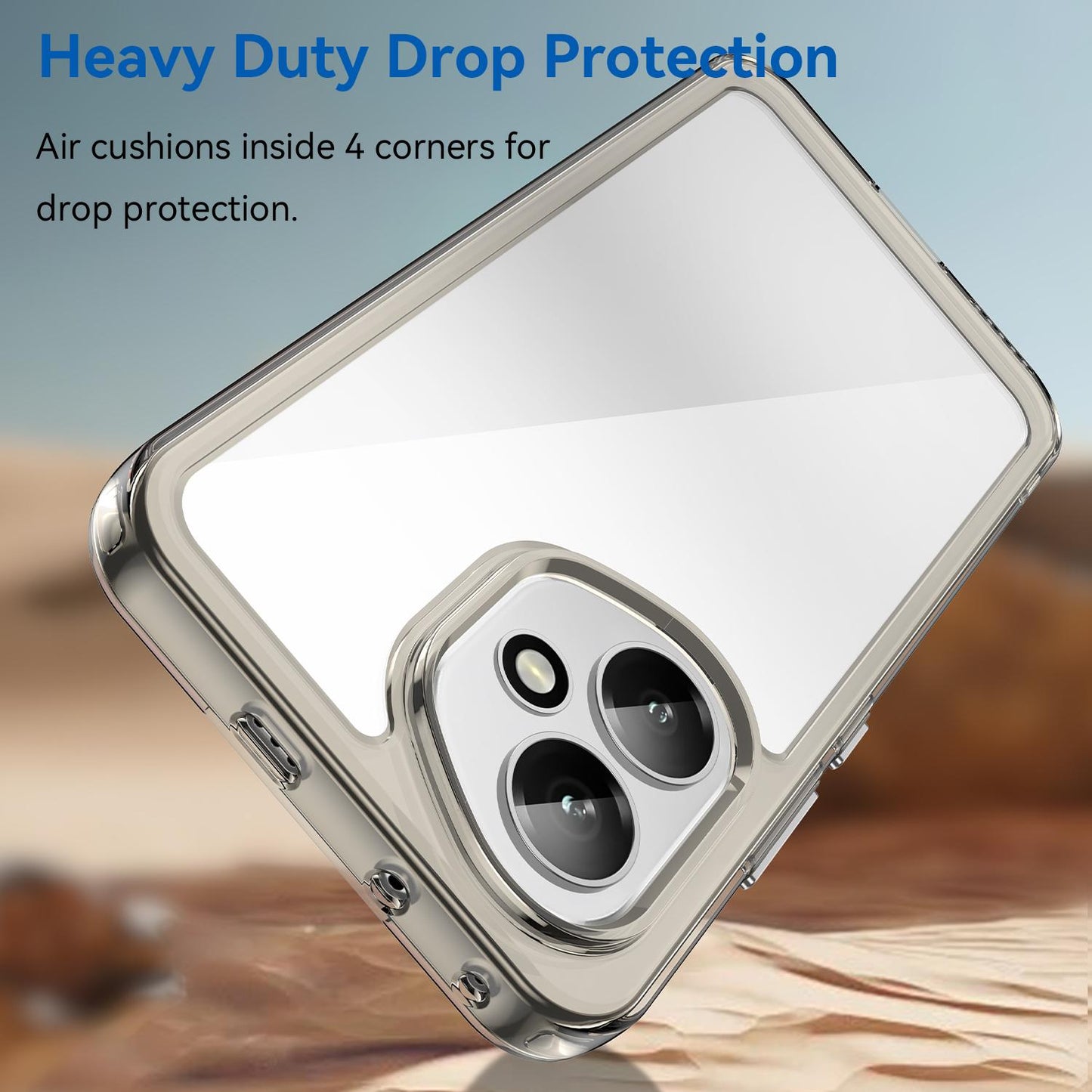 Honor 400 156.5mm Acrylic Hybrid TPU Protective Phone Case, Colourful Series Shockproof Cover