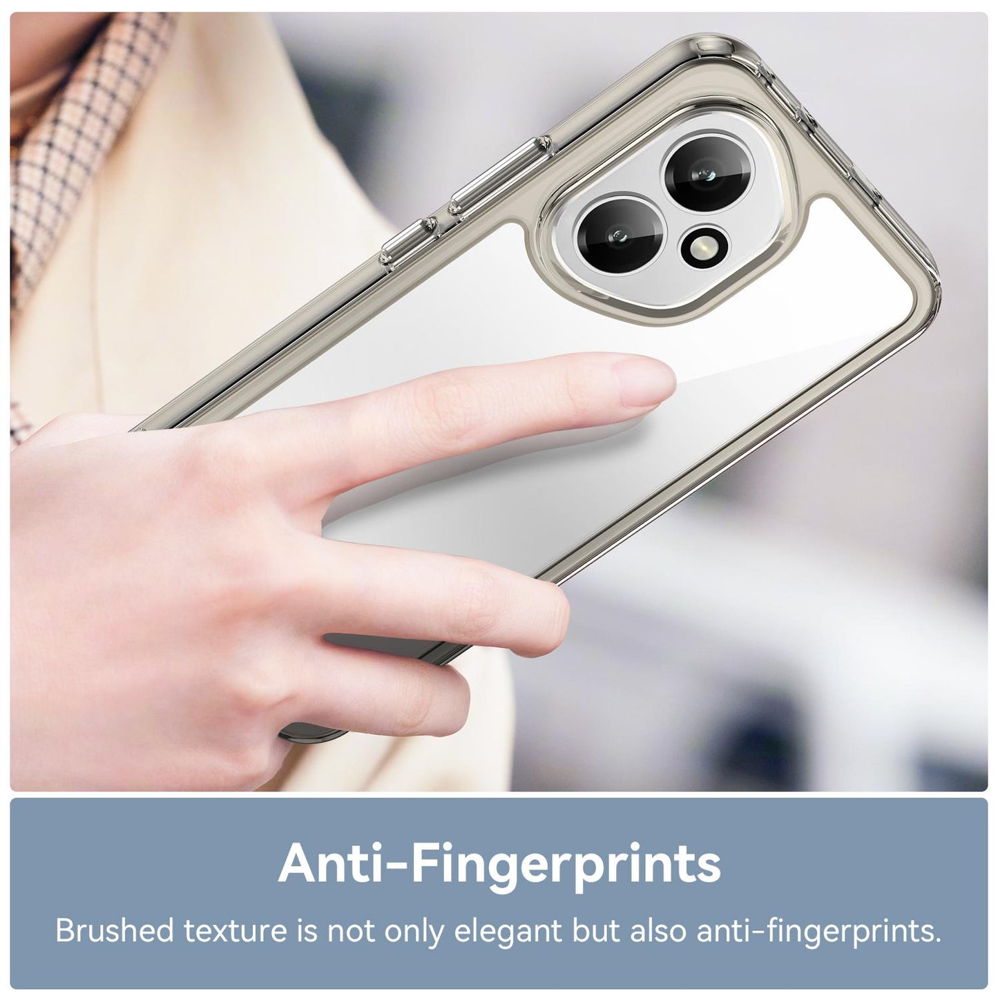 Honor 400 156.5mm Acrylic Hybrid TPU Protective Phone Case, Colourful Series Shockproof Cover