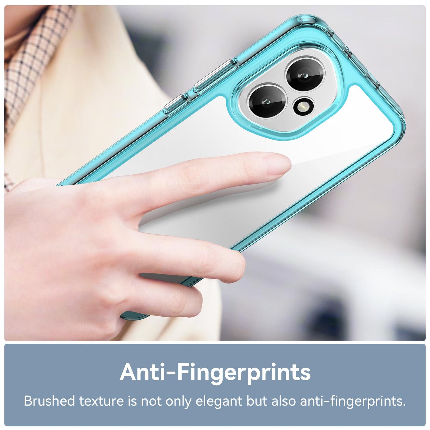 Honor 400 156.5mm Acrylic Hybrid TPU Protective Phone Case, Colourful Series Shockproof Cover