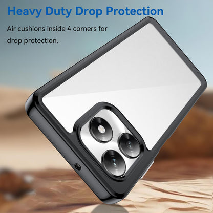 Honor X5c 4G Acrylic Hybrid TPU Protective Phone Case, Colourful Series Shockproof Cover