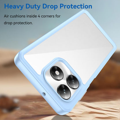 Honor X5c 4G Acrylic Hybrid TPU Protective Phone Case, Colourful Series Shockproof Cover