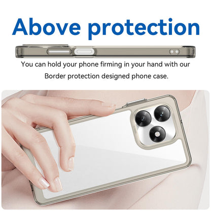 Honor X5c 4G Acrylic Hybrid TPU Protective Phone Case, Colourful Series Shockproof Cover