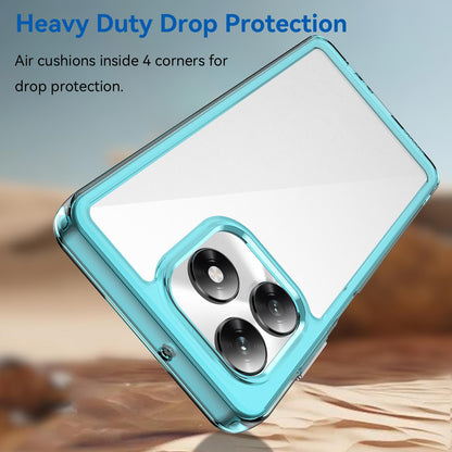 Honor X5c 4G Acrylic Hybrid TPU Protective Phone Case, Colourful Series Shockproof Cover