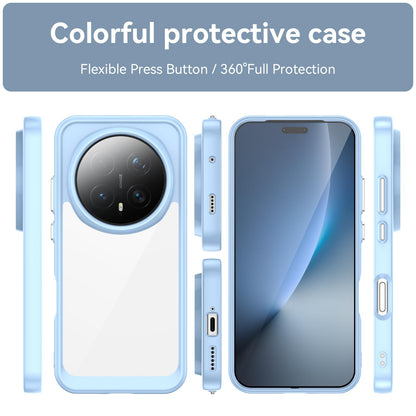 Honor Magic8 Pro Acrylic Hybrid TPU Protective Phone Case, Colourful Series Shockproof Cover