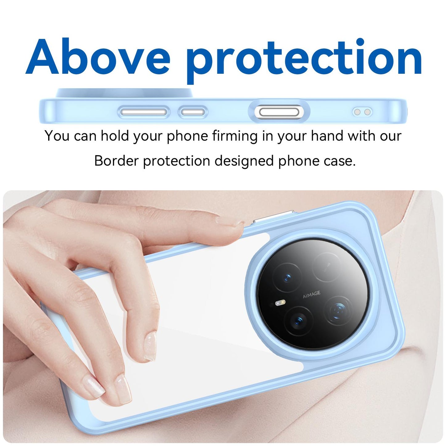 Honor Magic8 Pro Acrylic Hybrid TPU Protective Phone Case, Colourful Series Shockproof Cover