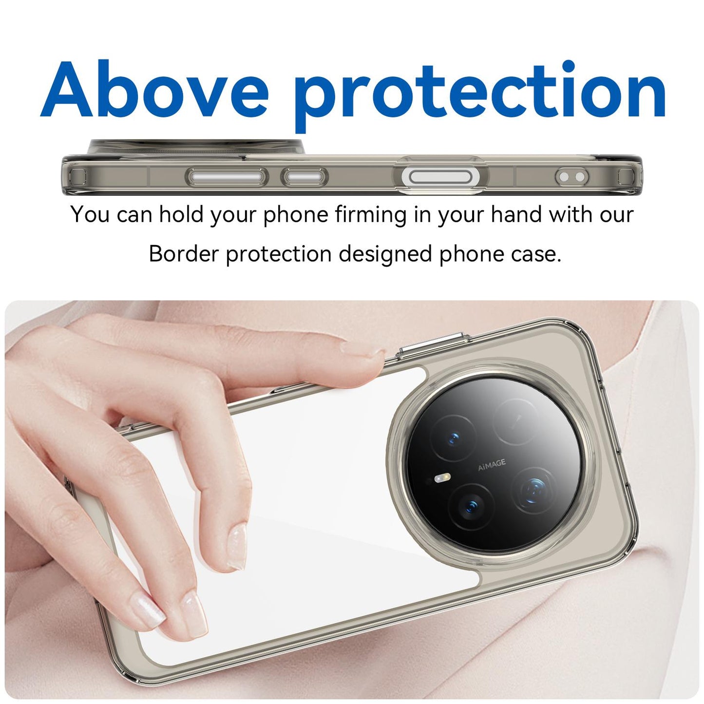 Honor Magic8 Pro Acrylic Hybrid TPU Protective Phone Case, Colourful Series Shockproof Cover
