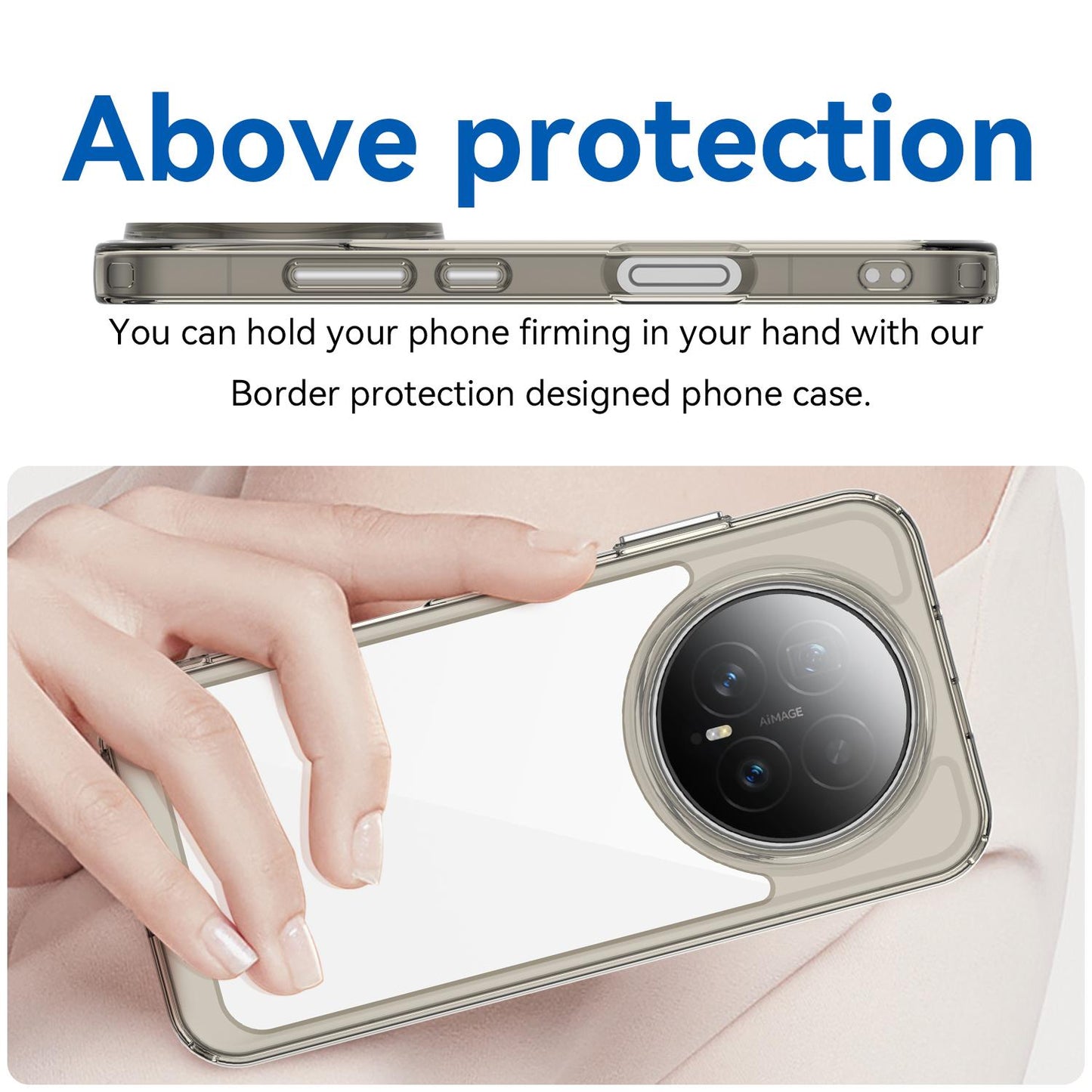 Honor Magic8 Acrylic Hybrid TPU Protective Phone Case, Colourful Series Shockproof Cover