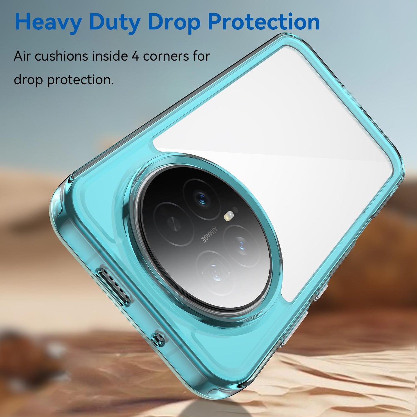 Honor Magic8 Acrylic Hybrid TPU Protective Phone Case, Colourful Series Shockproof Cover