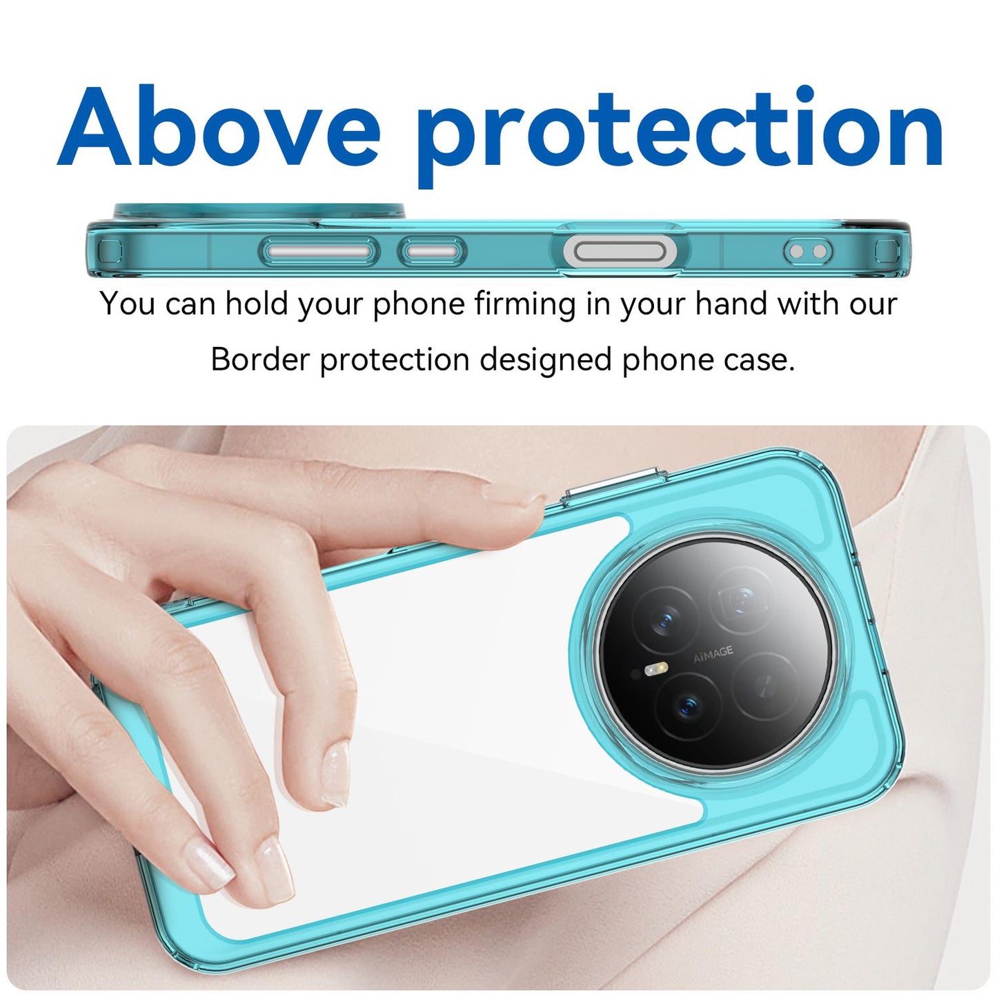 Honor Magic8 Acrylic Hybrid TPU Protective Phone Case, Colourful Series Shockproof Cover