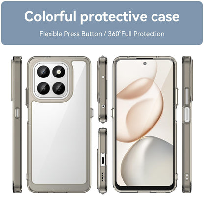 Honor X7d 5G Acrylic Hybrid TPU Protective Phone Case, Colourful Series Shockproof Cover