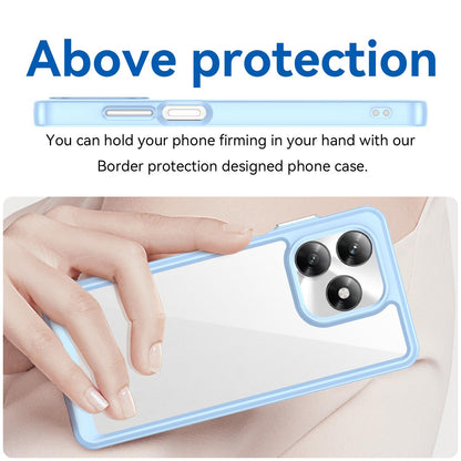 Honor X5c Plus Acrylic Hybrid TPU Protective Phone Case, Colourful Series Shockproof Cover