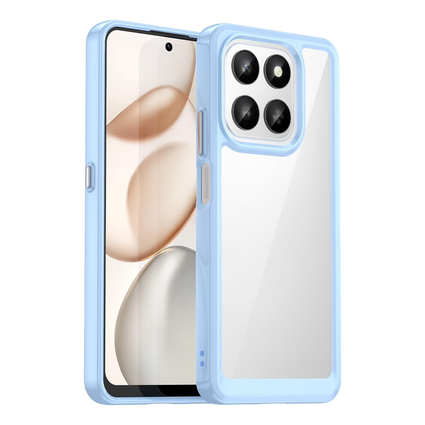 Honor 400 Smart 5G Acrylic Hybrid TPU Protective Phone Case, Colourful Series Shockproof Cover