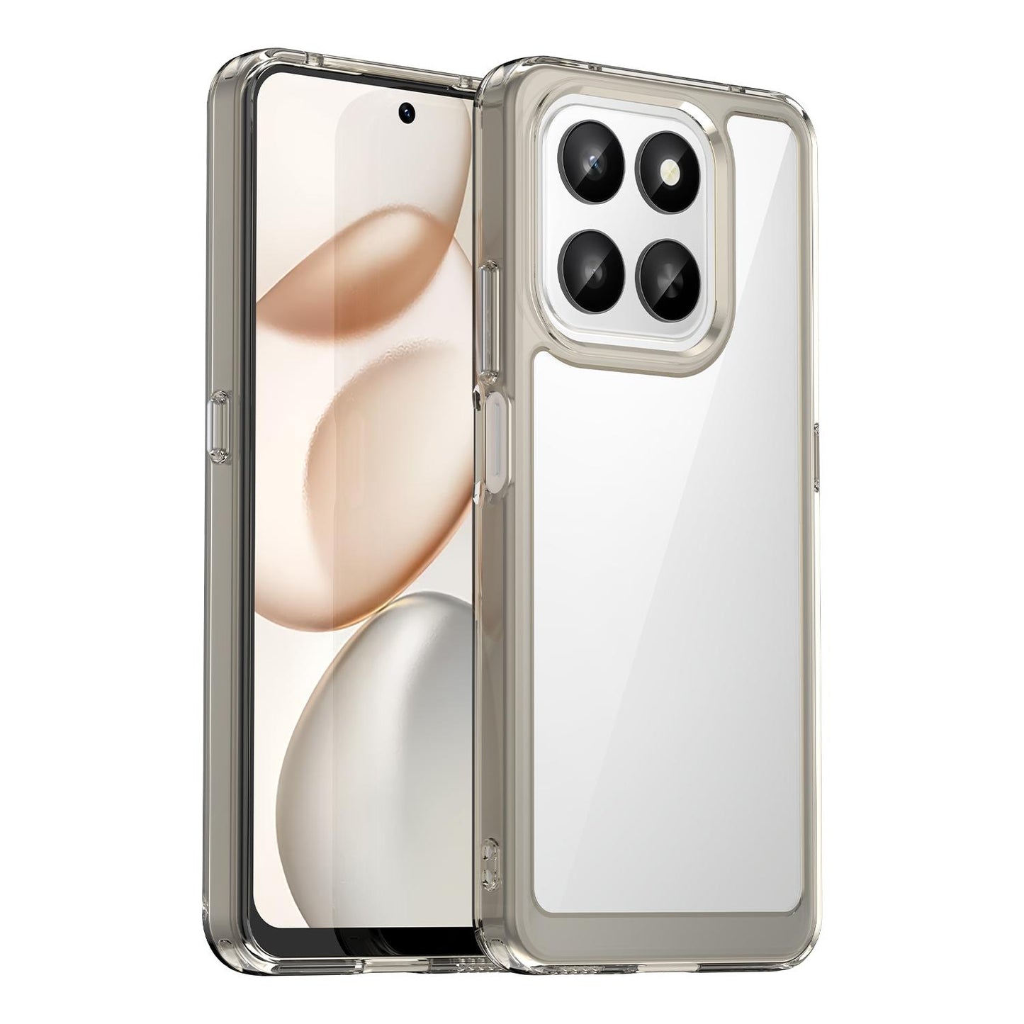 Honor 400 Smart 5G Acrylic Hybrid TPU Protective Phone Case, Colourful Series Shockproof Cover