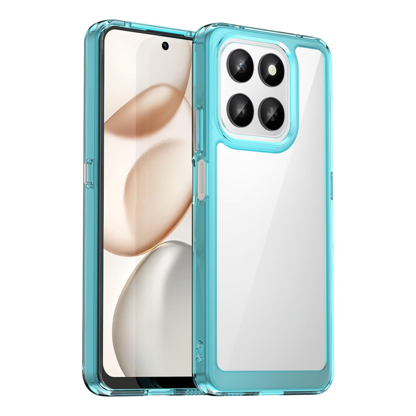 Honor 400 Smart 5G Acrylic Hybrid TPU Protective Phone Case, Colourful Series Shockproof Cover