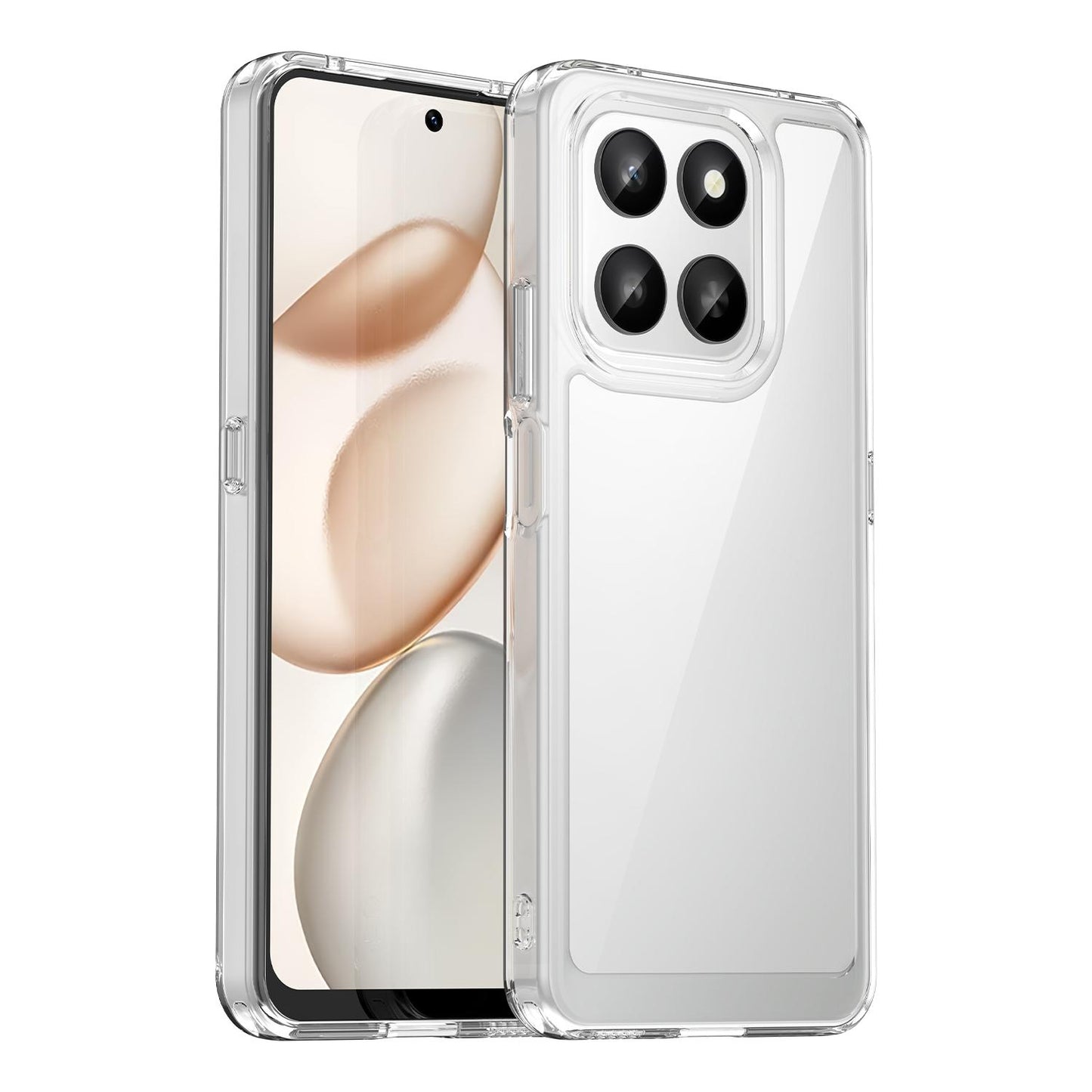 Honor 400 Smart 5G Acrylic Hybrid TPU Protective Phone Case, Colourful Series Shockproof Cover