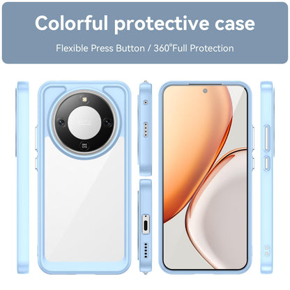 Honor Magic8 Lite Acrylic Hybrid TPU Protective Phone Case, Colourful Series Shockproof Cover