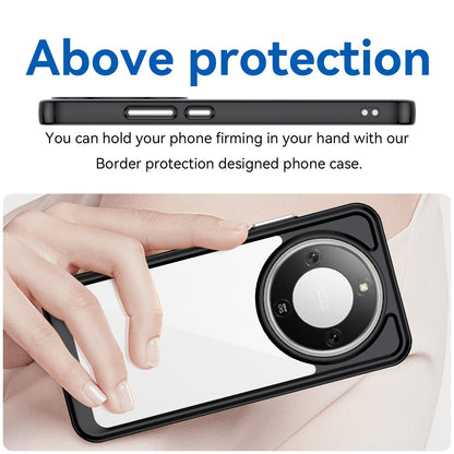 Honor X9d 5G Acrylic Hybrid TPU Protective Phone Case, Colourful Series Shockproof Cover