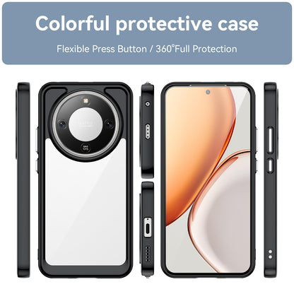 Honor X70 5G Acrylic Hybrid TPU Protective Phone Case, Colourful Series Shockproof Cover